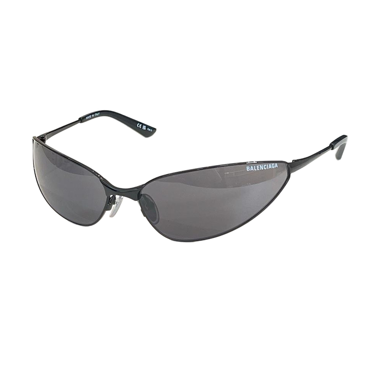 Balenciaga glasses black/black silver/silver/mirrored black color Size 58口18-140