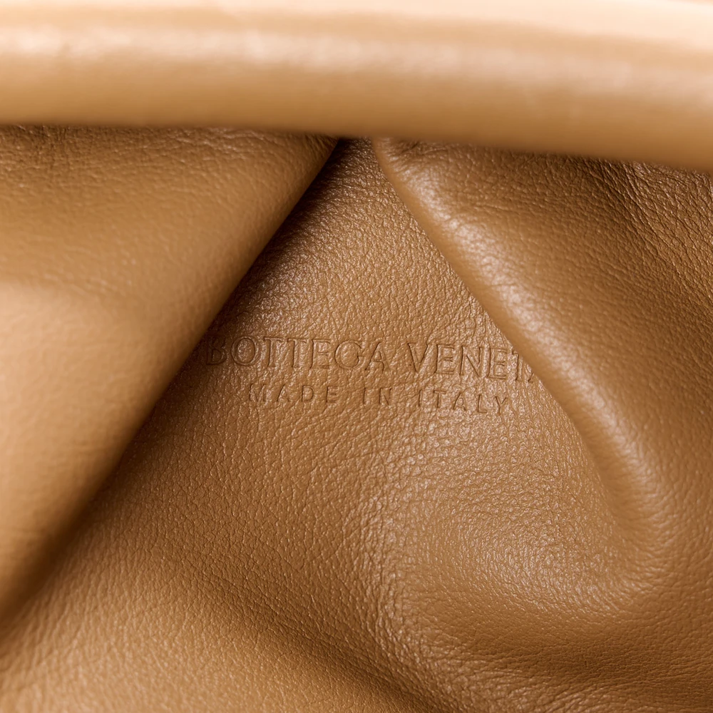 Bottega Veneta Mini Pouch Cammello Butter Calfskin Leather
