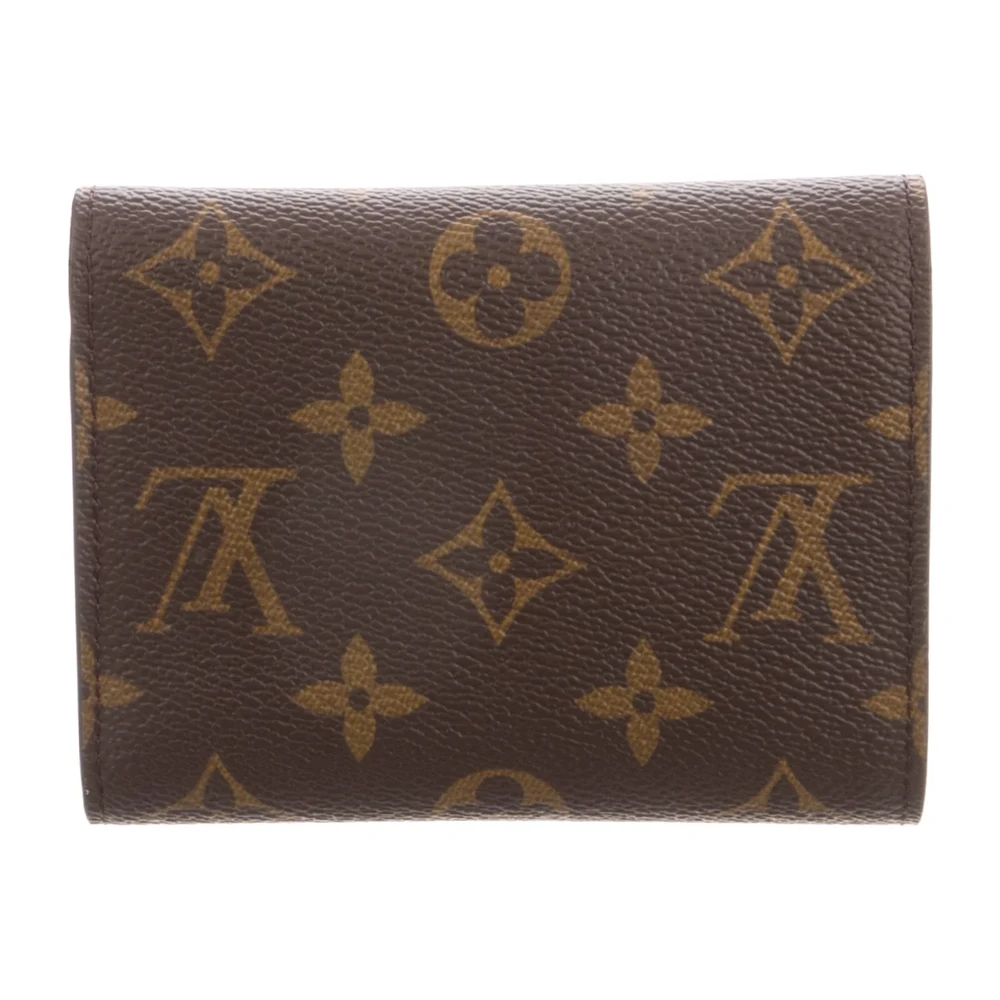 Louis Vuitton Small Victorine Wallet Brown LV Monogram Coated Canvas Brass Hardware