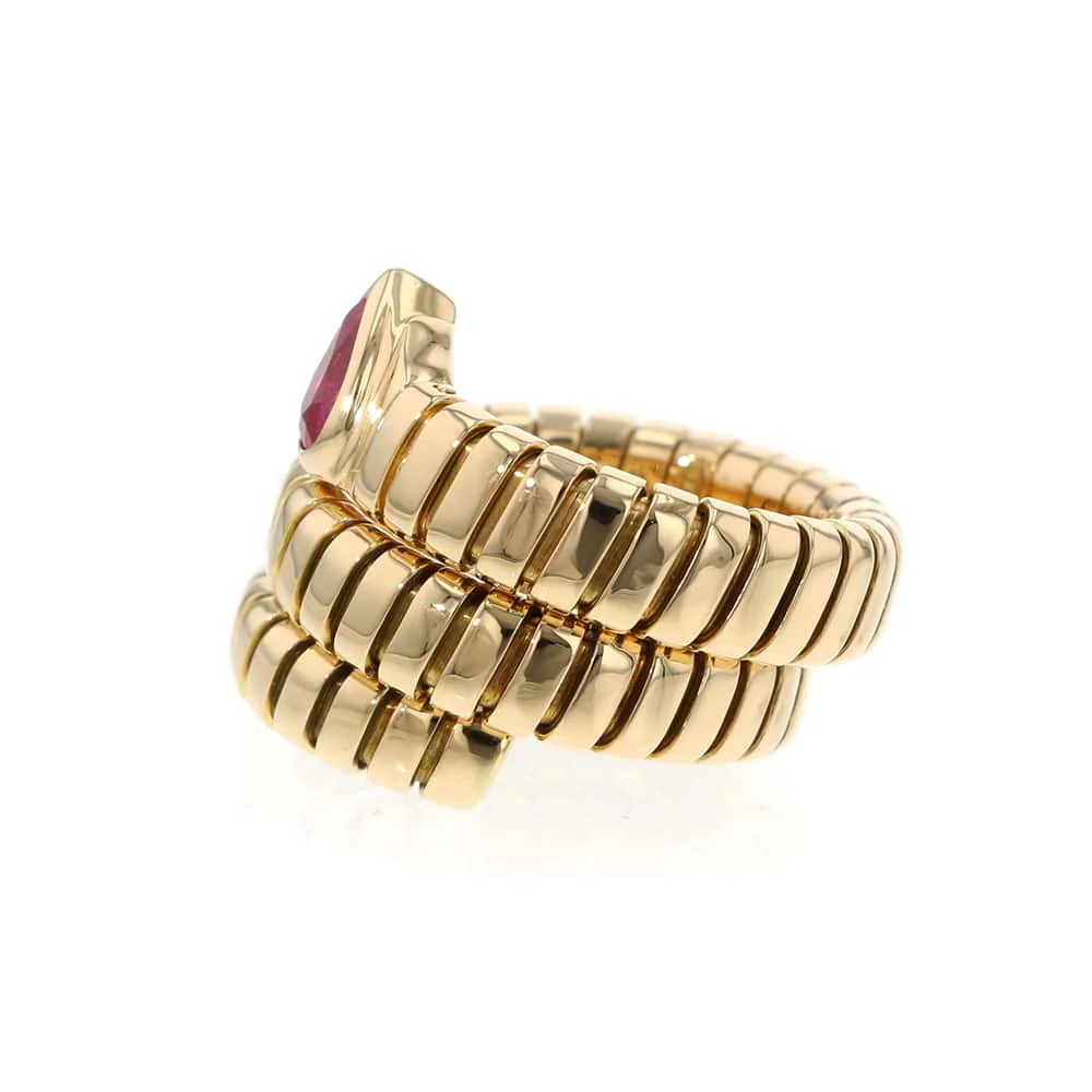 BVLGARI Tubogas Snake Ring