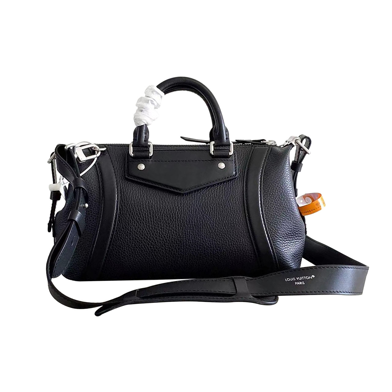 Louis Vuitton Biker PM Black Lambskin Leather Silver Hardware