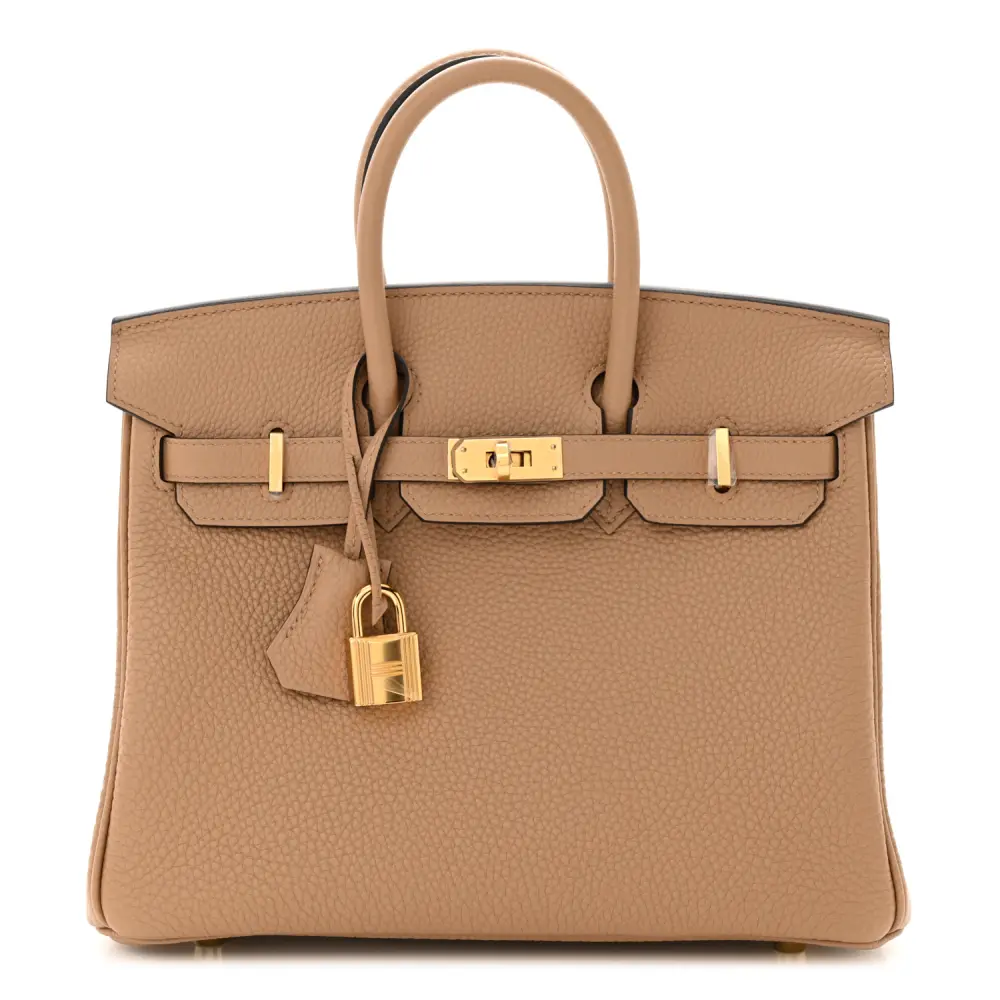 Hermès Birkin 25 Chai Togo Leather Gold Hardware