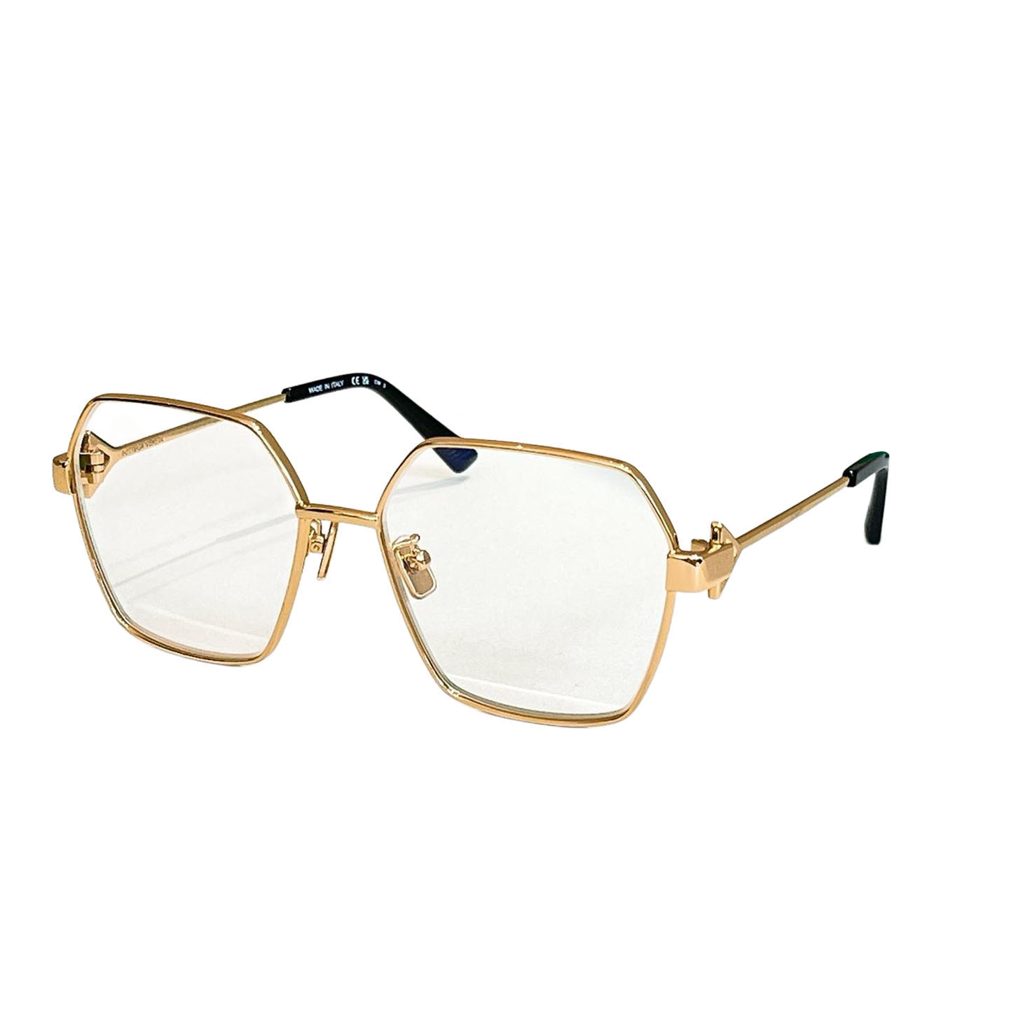 Bottega Veneta glasses gold/silver/transparent black/black/black gold/green silver/brown color Size 63口13-138