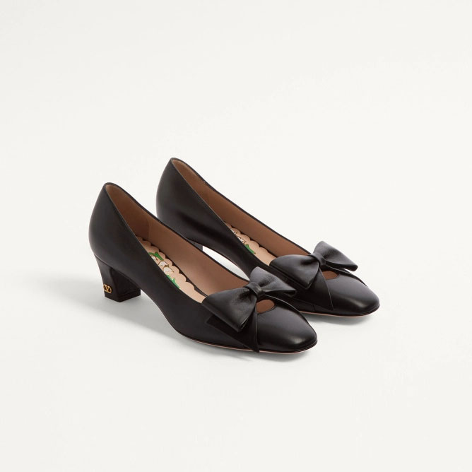 VALENTINO Sheepskin heels (4.5 cm high heel)