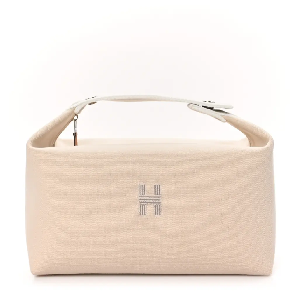 Hermès Bride-à-Brac Pouch Small Natural Canvas
