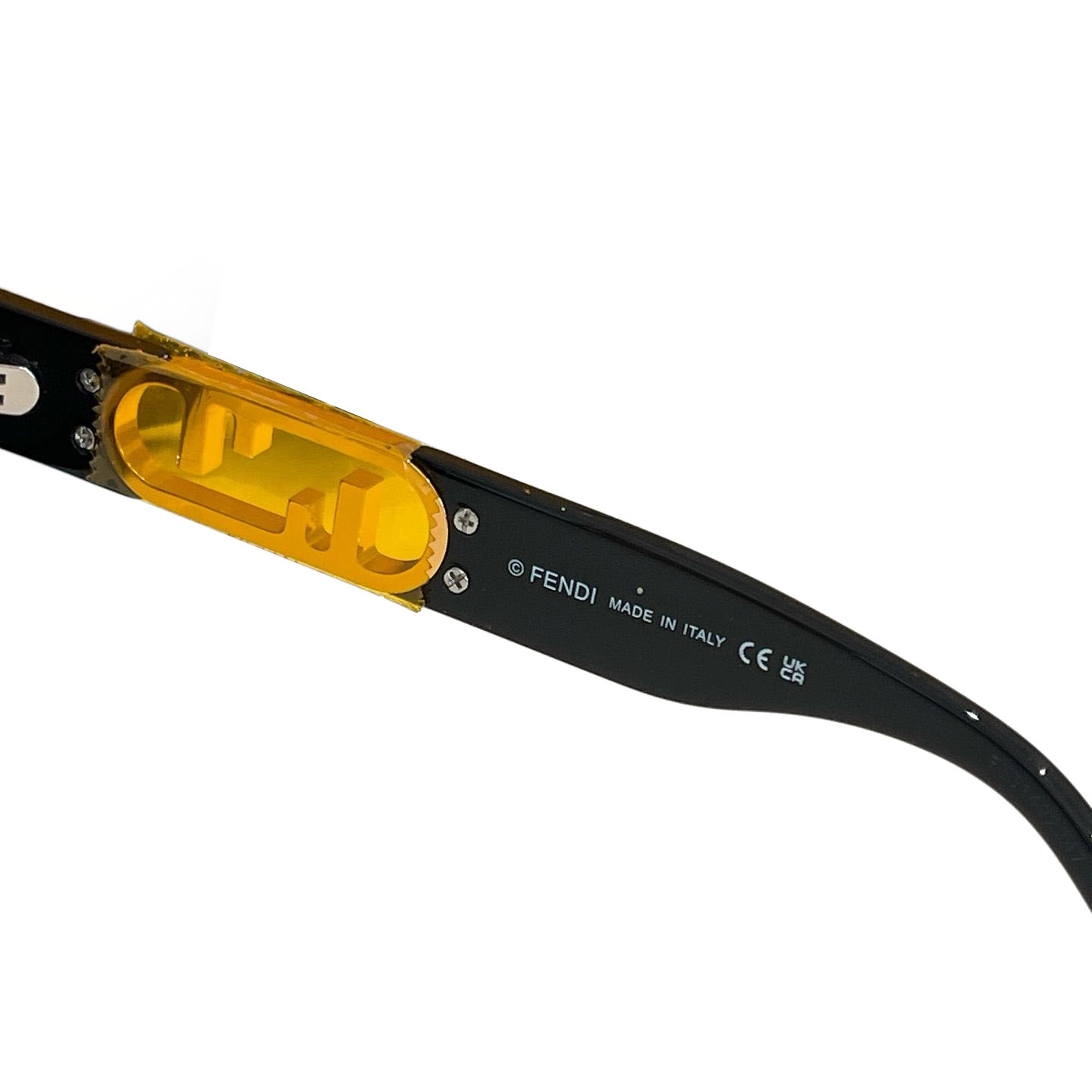 Fendi square frame glasses black gold/eggplant/grey/nude black color Size 55口17-145