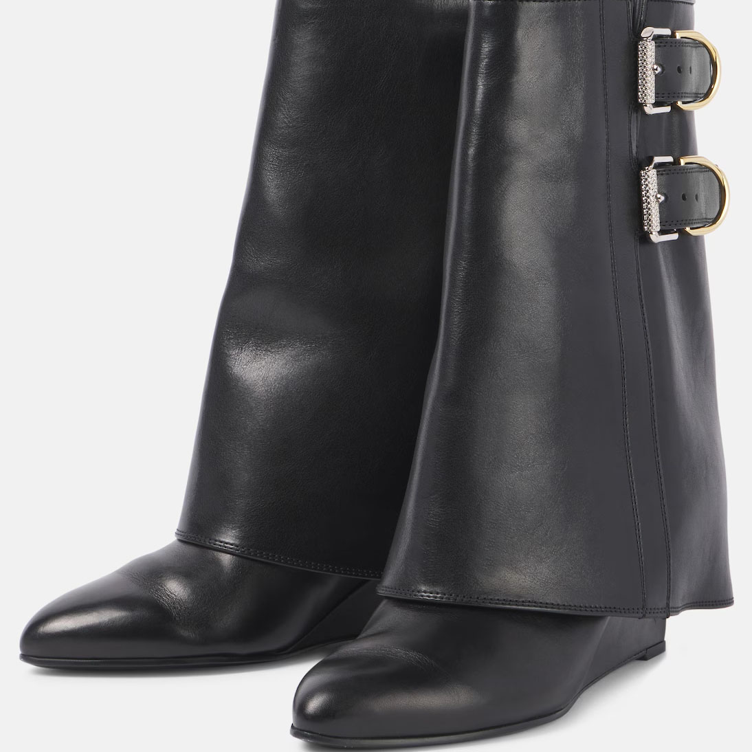 GIVENCHY Black high heel ankle boots