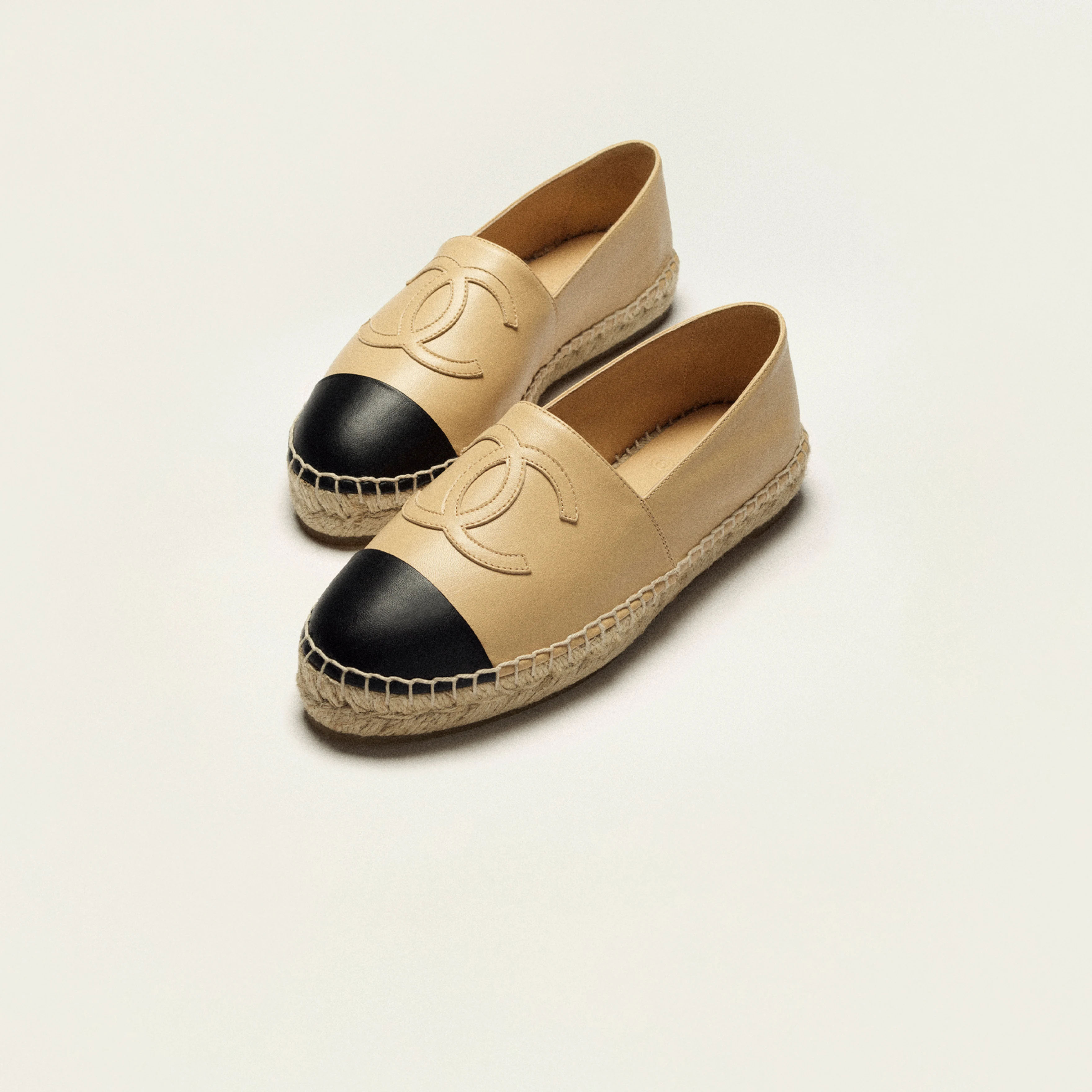 Chanel Beige and black Espadrilles