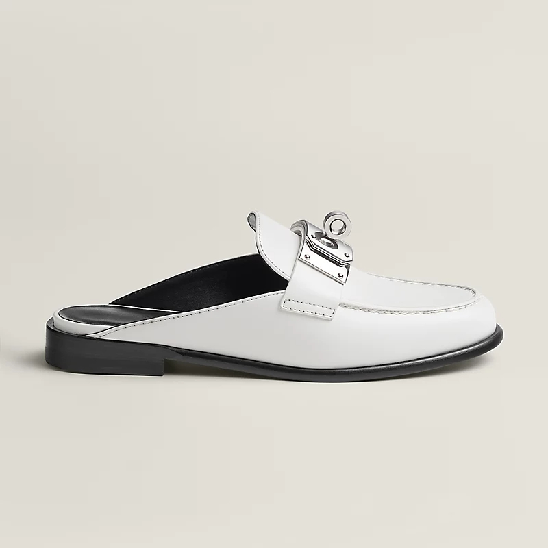 HERMES Iota Mule white Slippers