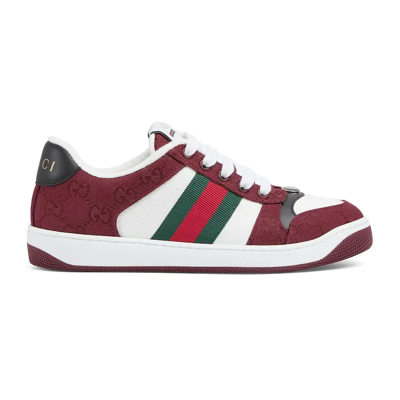 Gucci Screener series women's sports shoes red Sneakers