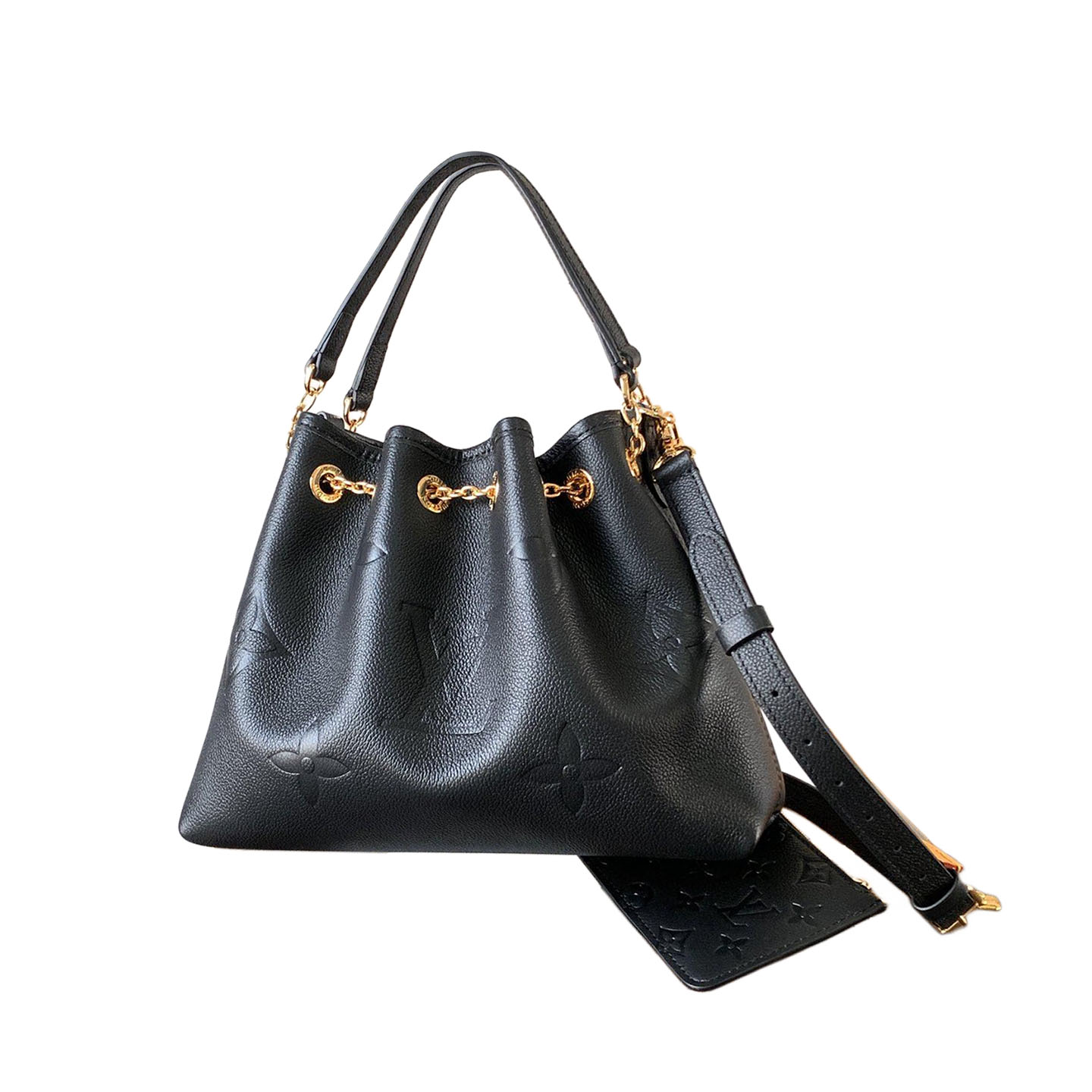 Louis Vuitton LV Bundle Monogram Empreinte Black/Cream With Gold Hardware