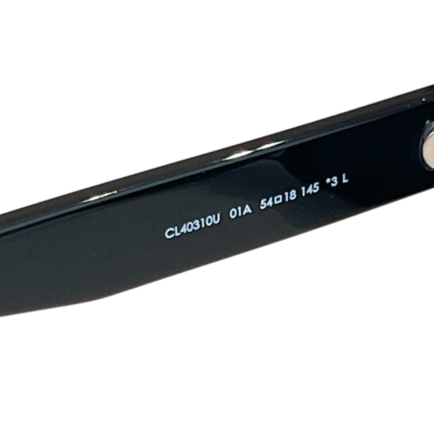 Celine Oval glasses black/red/leopard/white color Size 54口18-145