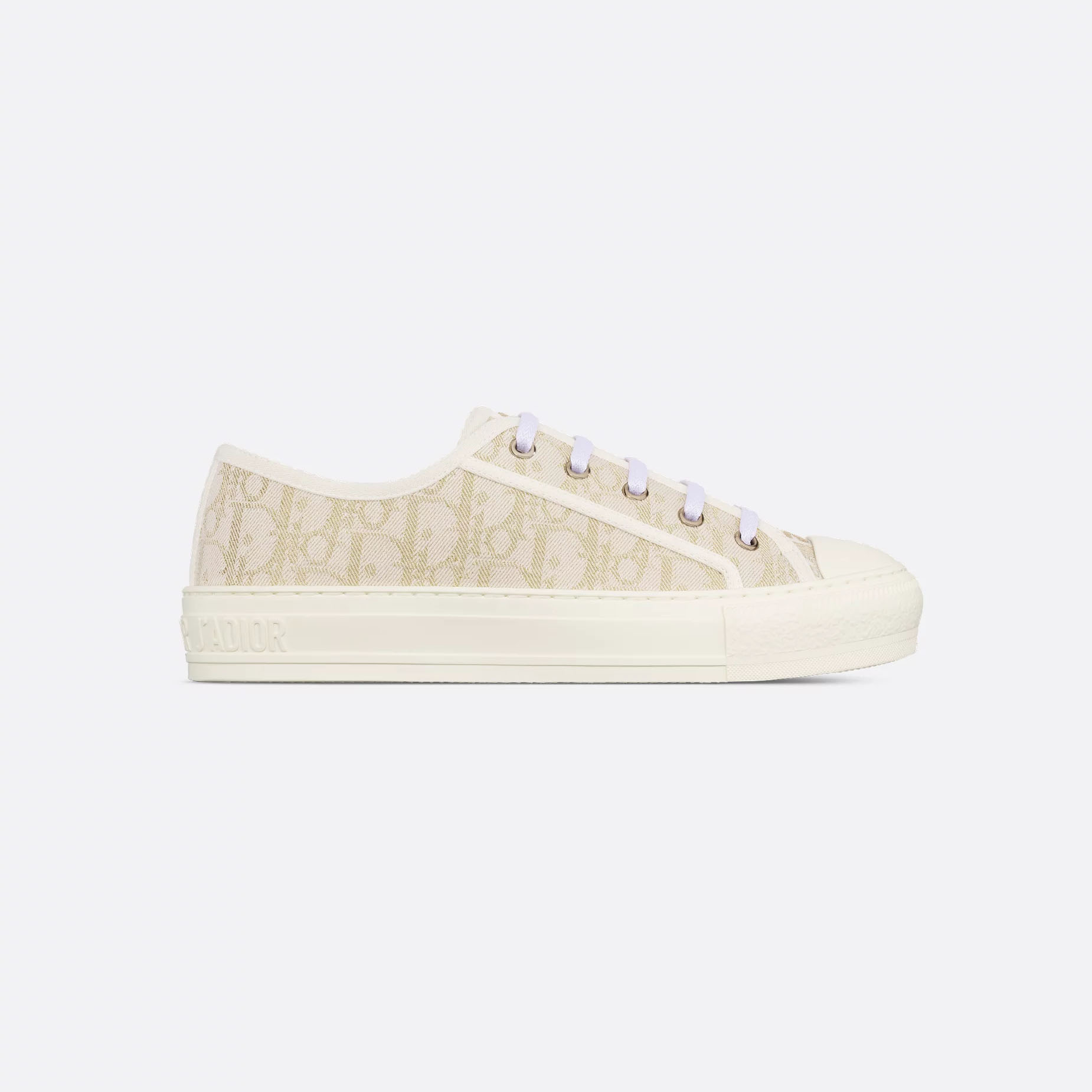 Dior thick sole Beige print sneakers