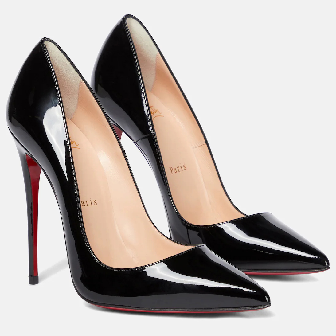 Christian Louboutin Black patent stilettos