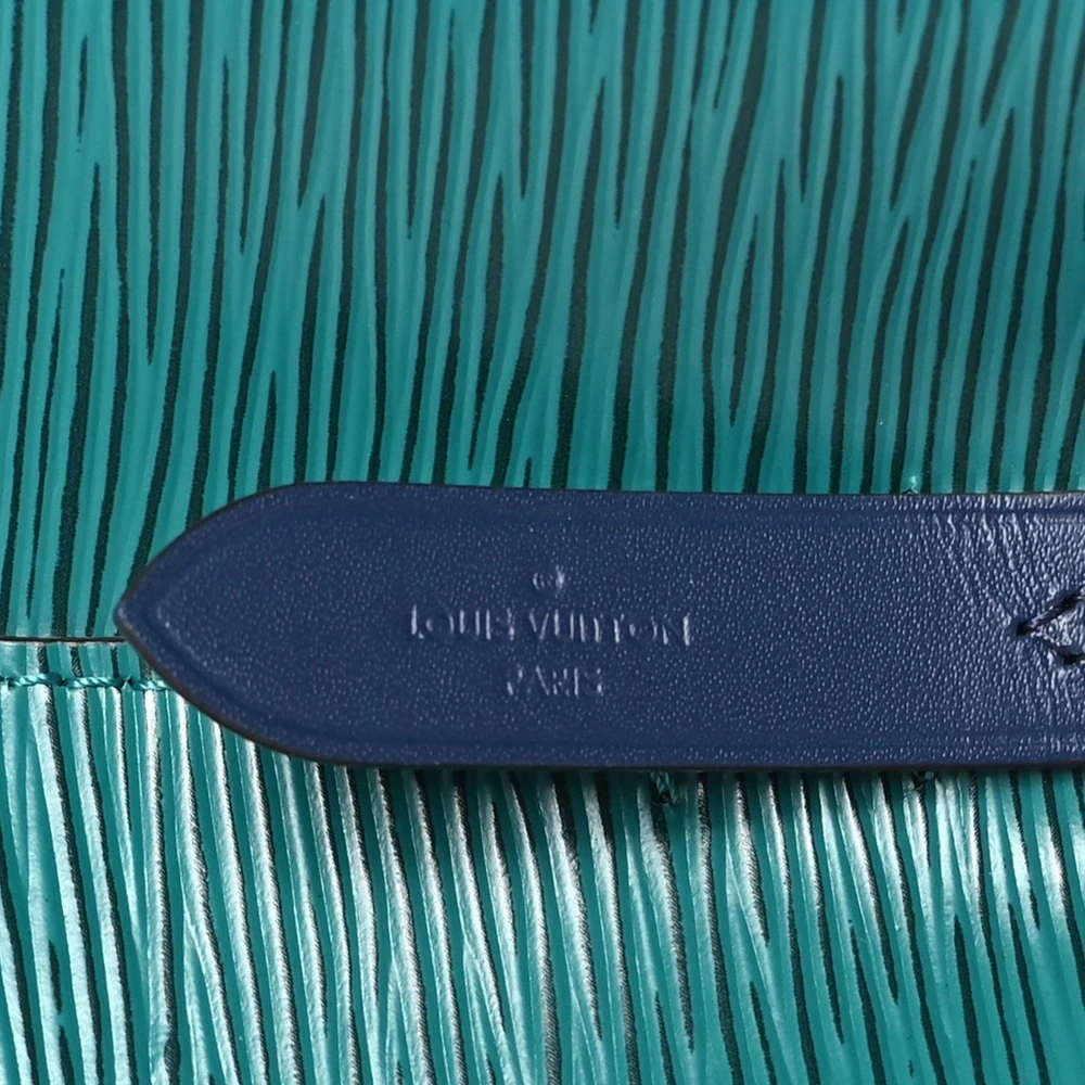 Louis Vuitton NeoNoe BB Emerald Green / Indigo Epi Leather Silver Hardware