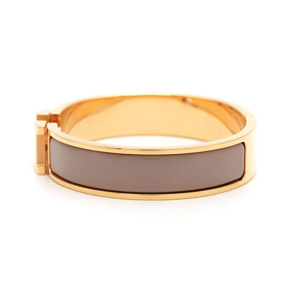 HERMES Clic crack Size PM Marong rasseH700001F Gold Plated Enamel