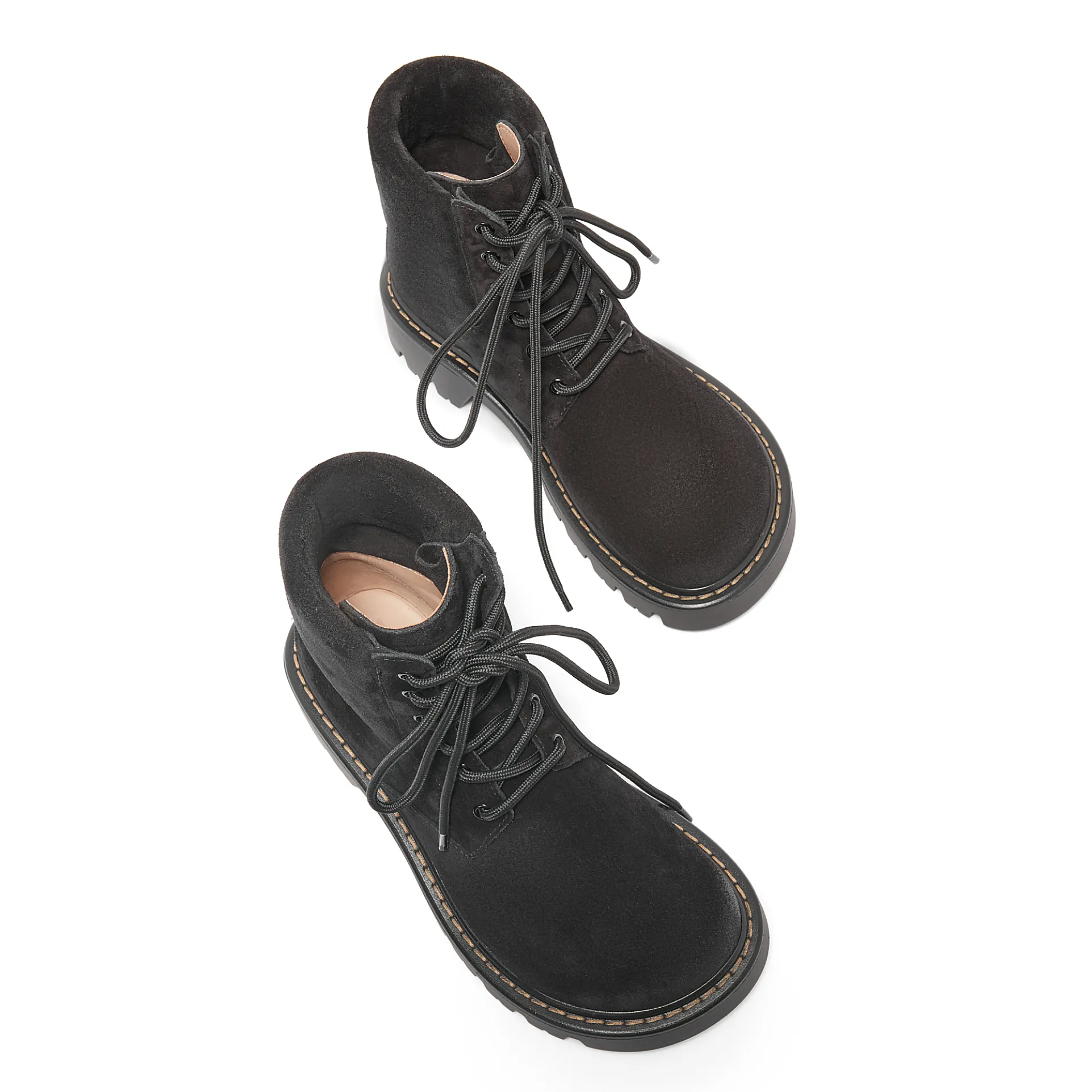 LOEWE Black Suede Sierra boots