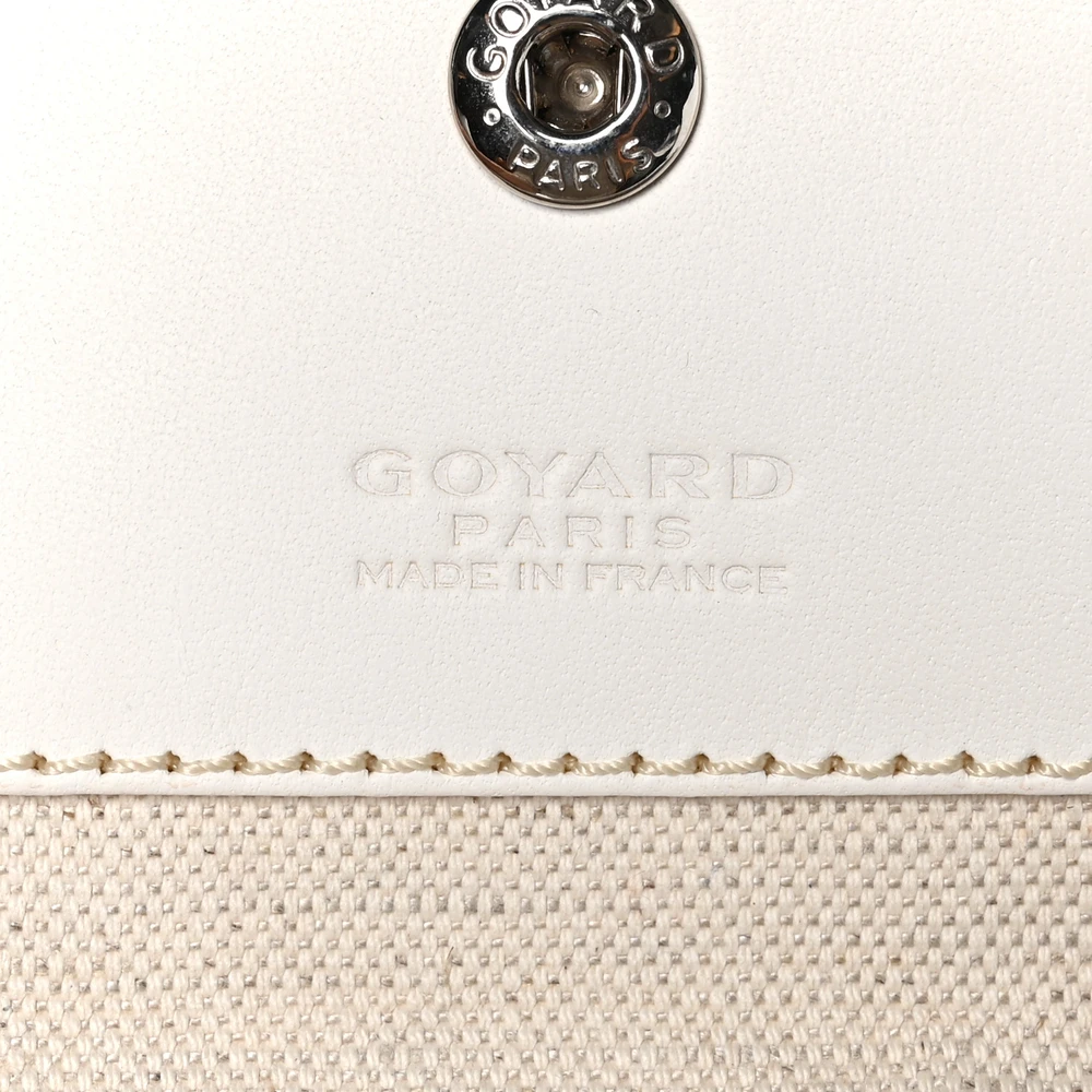 Goyard Saint Louis PM White Goyardine Canvas