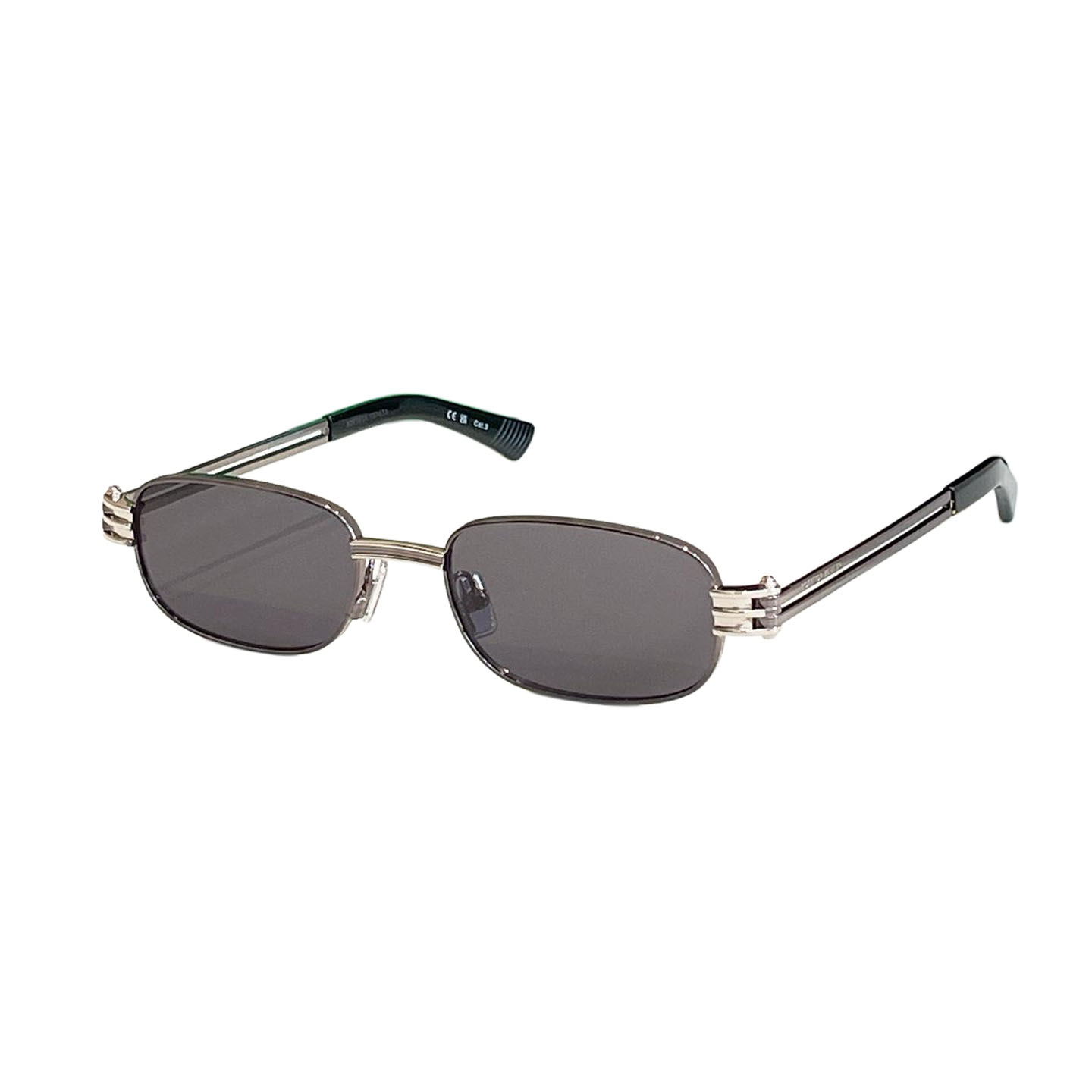 Bottega Veneta square frame glasses grey/black gold/black silver/green/blue/brown color Size 50口20-145