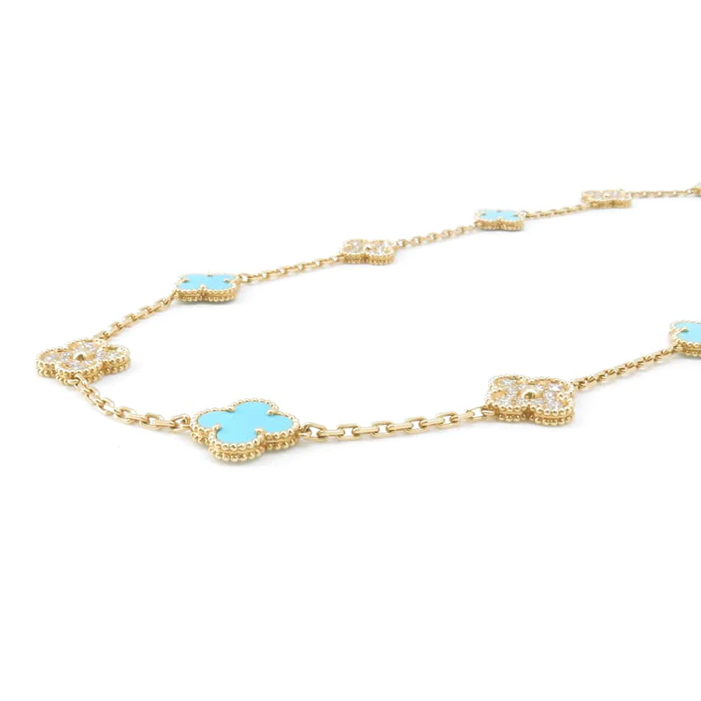 Van Cleef & Arpels Vintage Alhambra Long Necklace 20 motifs