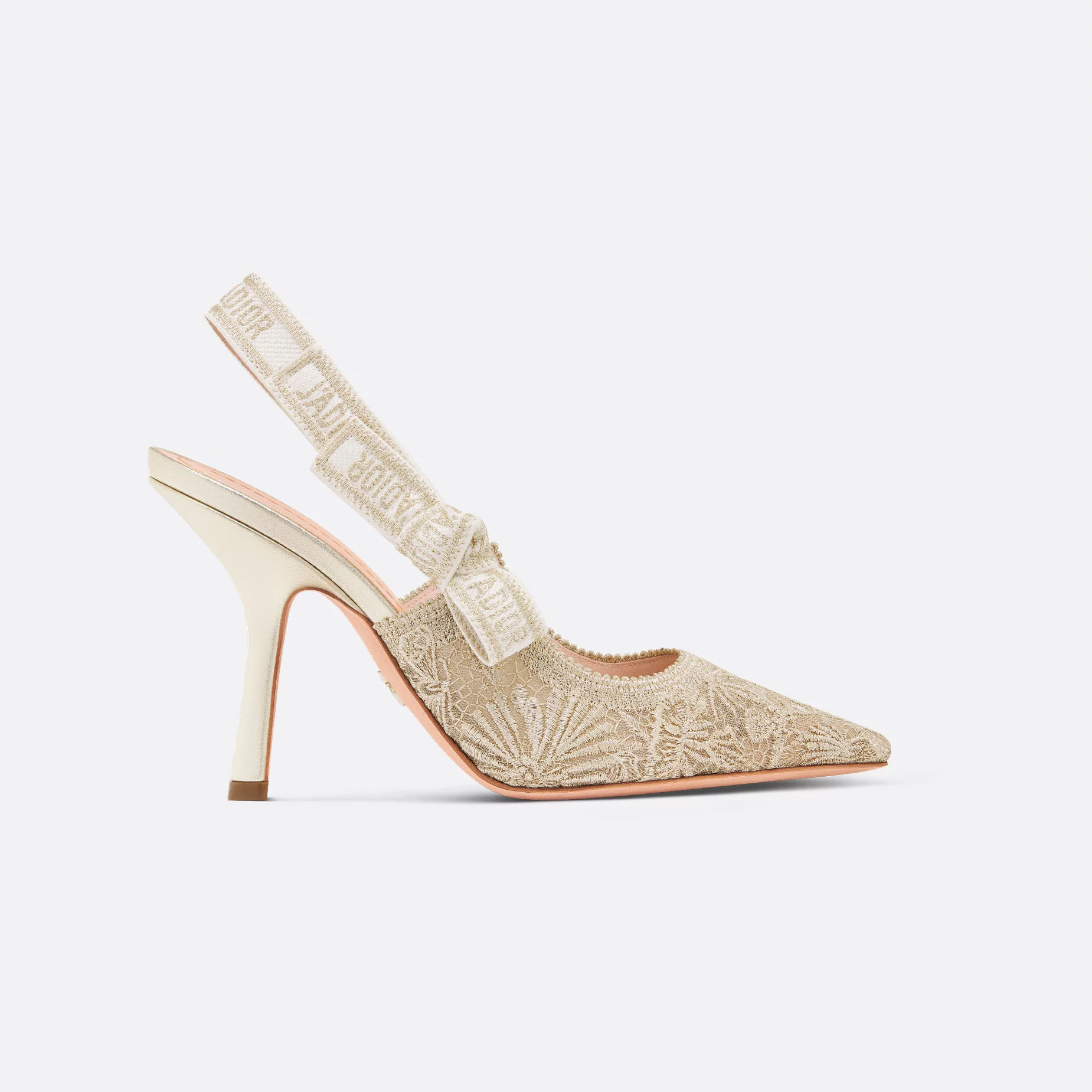 Dior pointed stiletto heels apricot high heels shoes