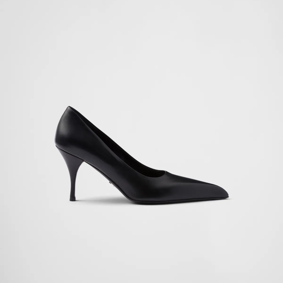PRADA leather Black High Heels Shoes