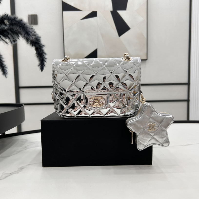 Chanel Silver / Gold / Black Crossbody Bags