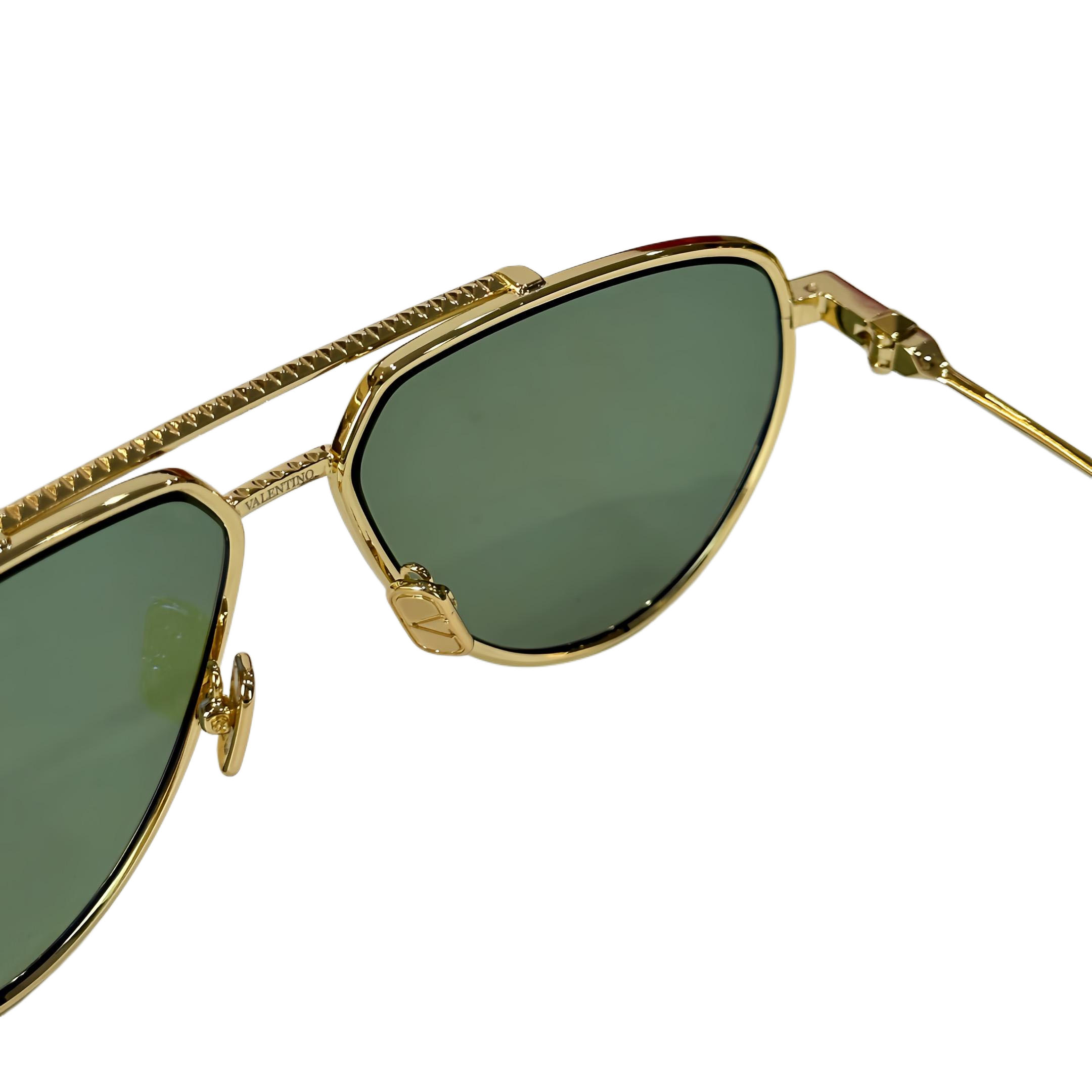 Valentino Piolt glasses green gold/red/black gold/purple gold/brown gold color Size 59-15-145