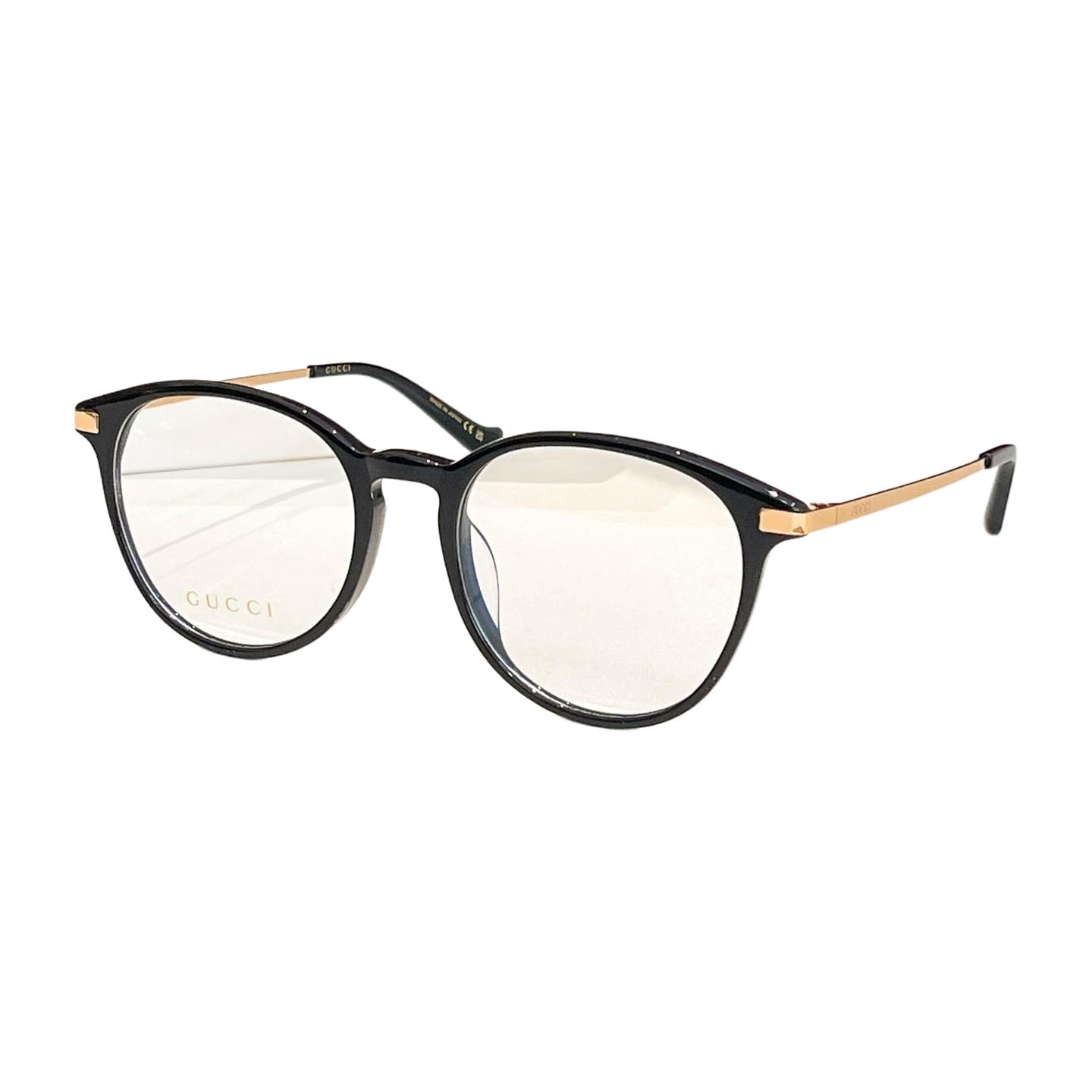 Gucci Boston frame glasses black gold/black silver/tawny/grey color Size 51口19-145