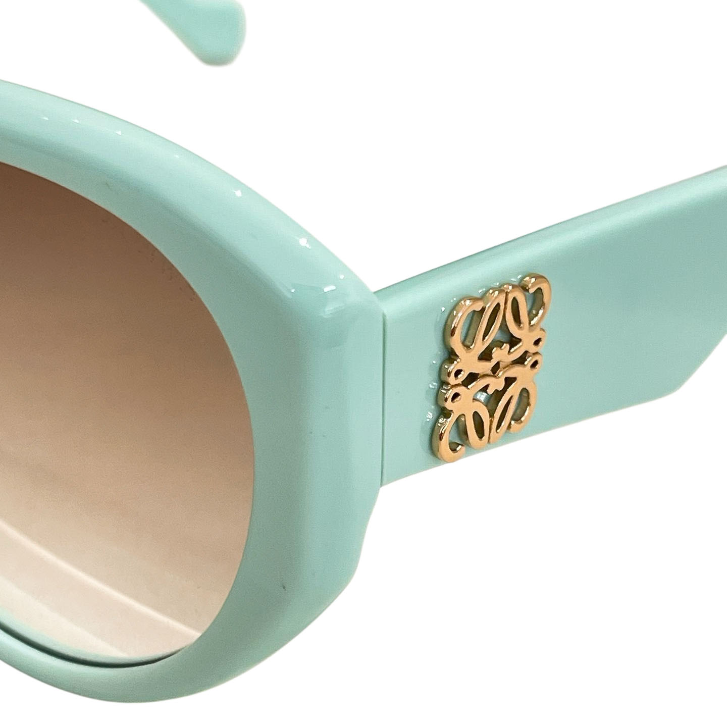 Loewe glasses mint/white/blue/black/leopard/navy blue color Size 56口18-145