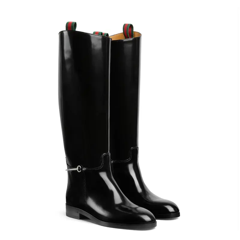 Gucci black long boots