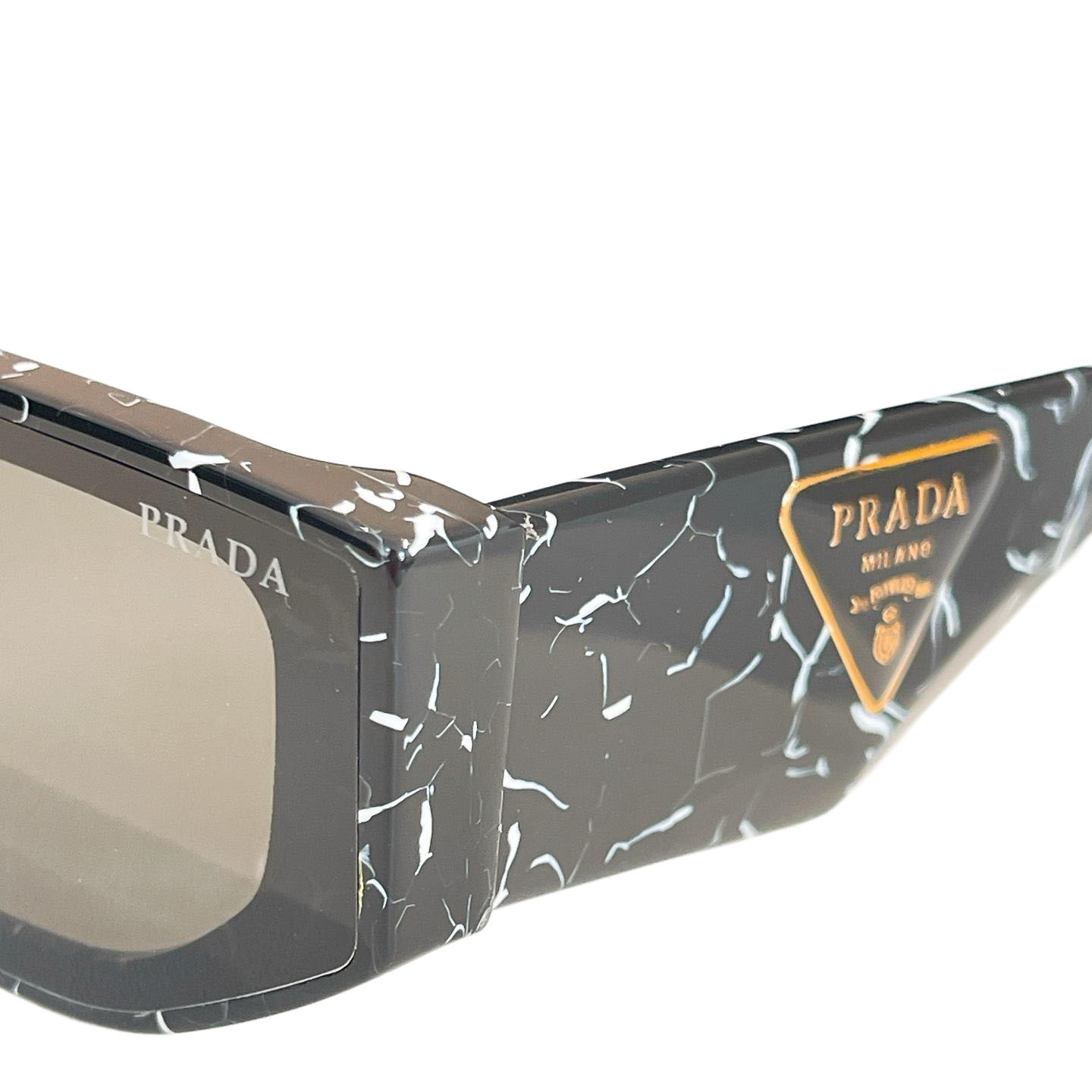 Prada glasses black/eggplant/white/pale orange/leopard brown color Size 54口20-148