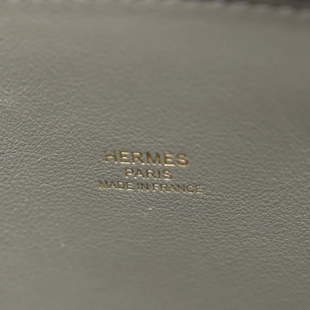 Hermès 1923 Bolide 25 Gris Meyer Evercolor Leather Gold Palladium Hardware