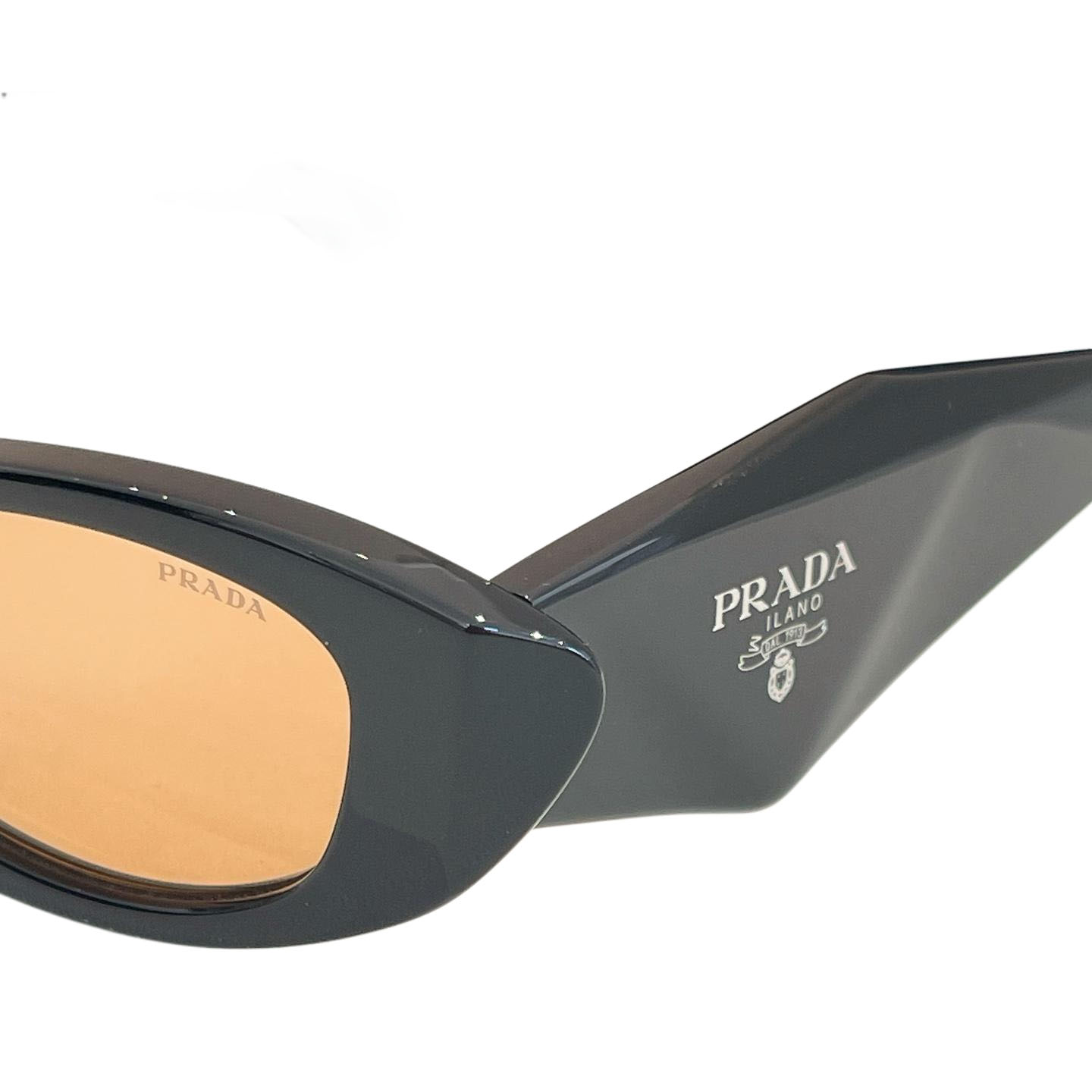 Prada glasses black tawny/black/leopard brown/white color Size 50口21-145