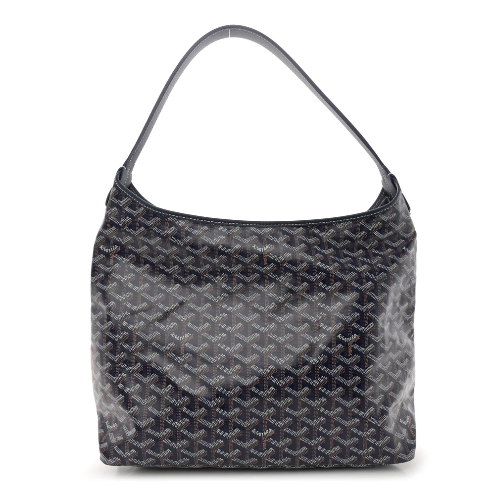 Goyard Boheme Hobo PM Navy Blue Goyardine Canvas