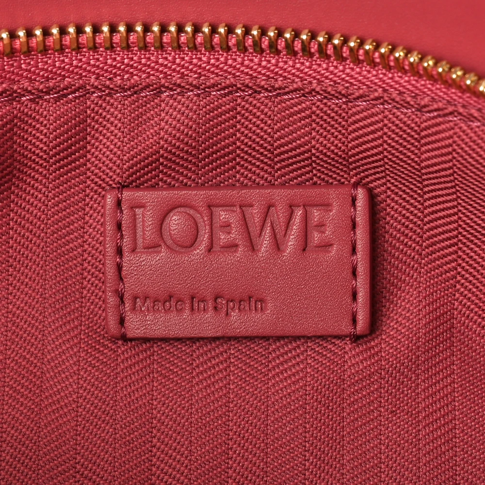 Loewe Puzzle Bag Small Plumrose Satin Calfskin Leather Incognito Hardware