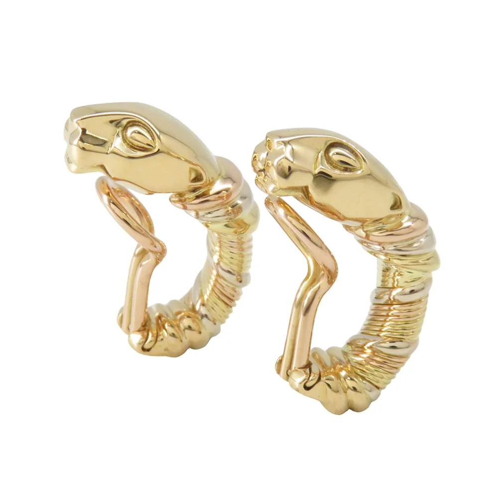 CARTIER PANTHERE Cougar Earrings