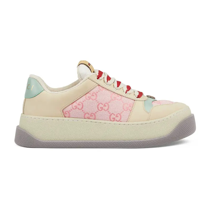 Gucci Screener series women's sports shoes pink Sneakers