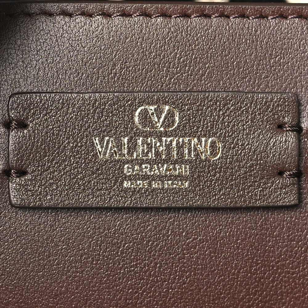 Valentino Garavani Medium VLogo Tote Naturale/Black/Fondant Toile Iconographe Calfskin Leather