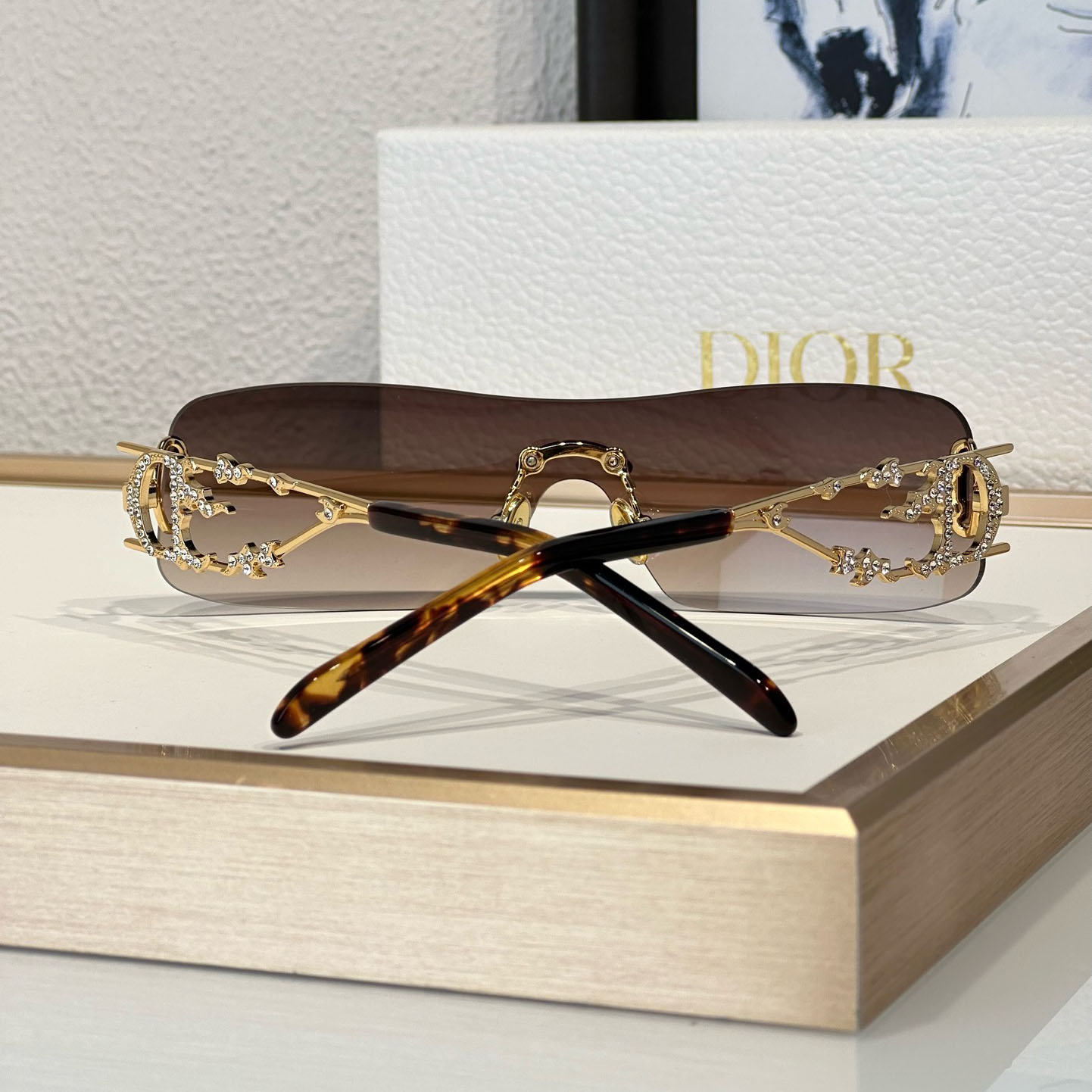 DIOR Y2K glasses bronze/black/gold/silver/purple silver/black gold/gun black/rust/grey color Size 0-125