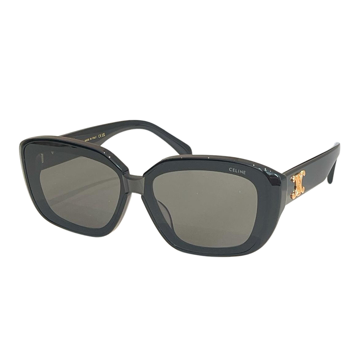 Celine square frame glasses black gold/black silver/brown leopard/black leopard/black ivory color Size 54口18-145