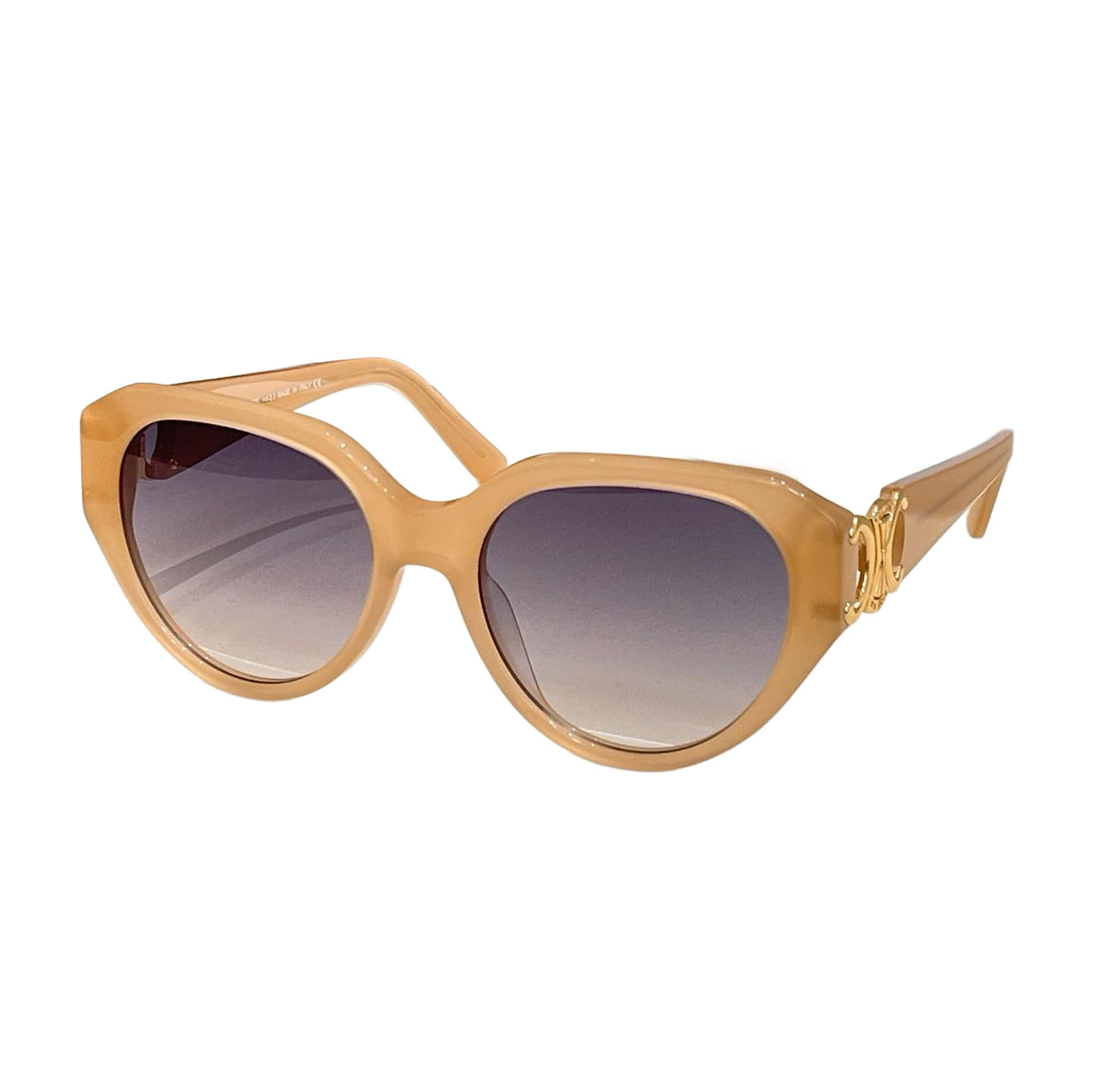 Celine Cat Eye glasses black silver/tawny/leopard gold/black white/white/black/leopard brown color Size 53口19-140