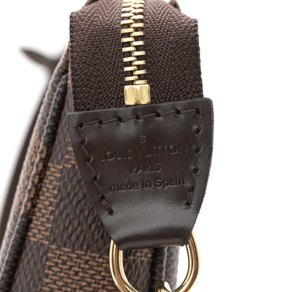 Louis Vuitton Pochette Accessoires NM PM Damier Ebene Canvas