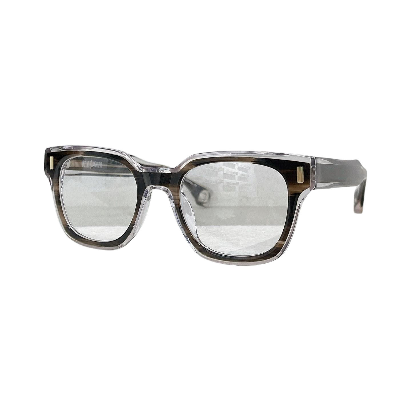 Saint Laurent square frame glasses black/brown/blue/grey/olive color transparent lens Size 51口22-145