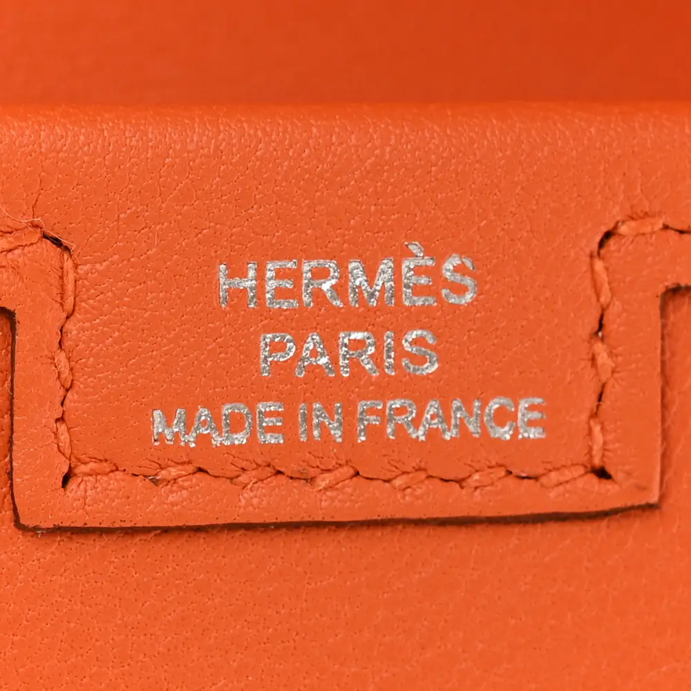 Hermès Jige Elan 29 Clutch Orange Swift Leather