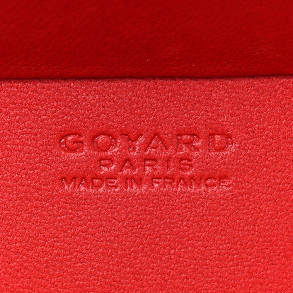 Goyard Mini Minaudiere Trunk Bag Black Goyardine Canvas