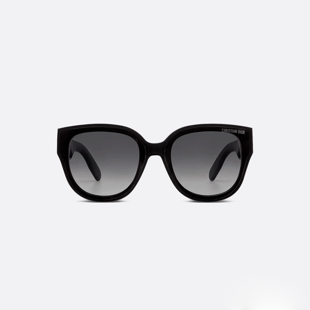 DIOR square frame glasses black/white color Size 62-14-140