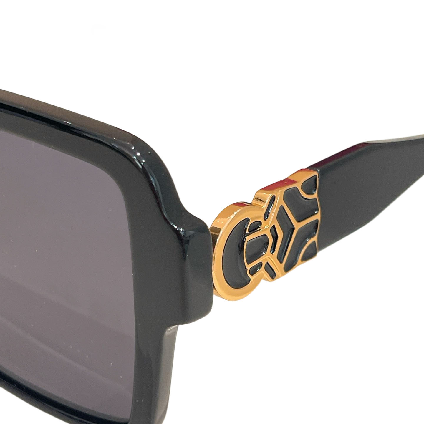 Cartier square frame glasses black/white/leopard/black white/grey/gradient blue color Size 55口16-145