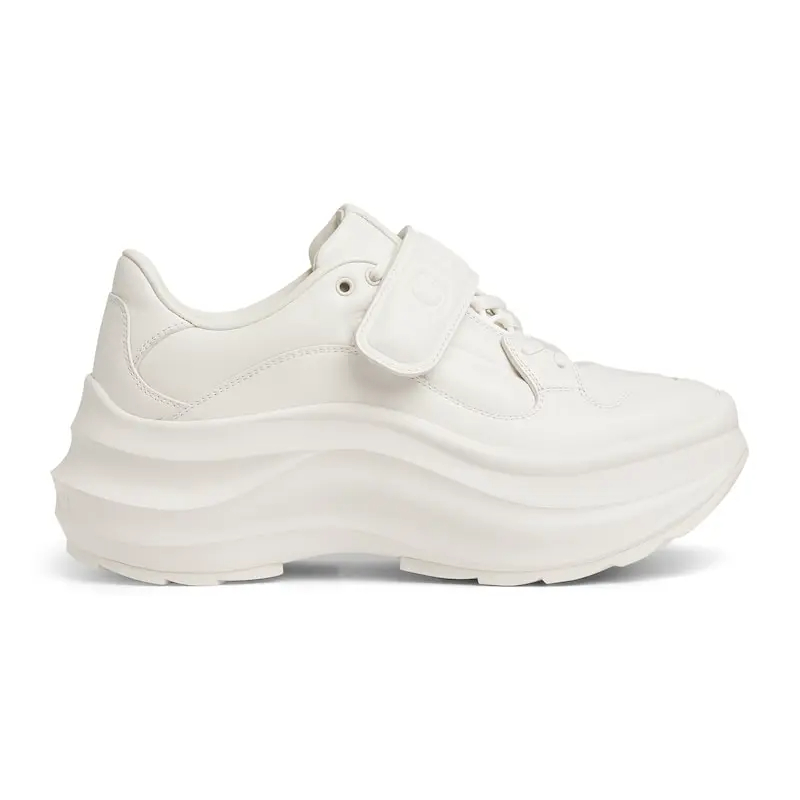 Gucci Ladies' wedge sports shoes white Sneakers