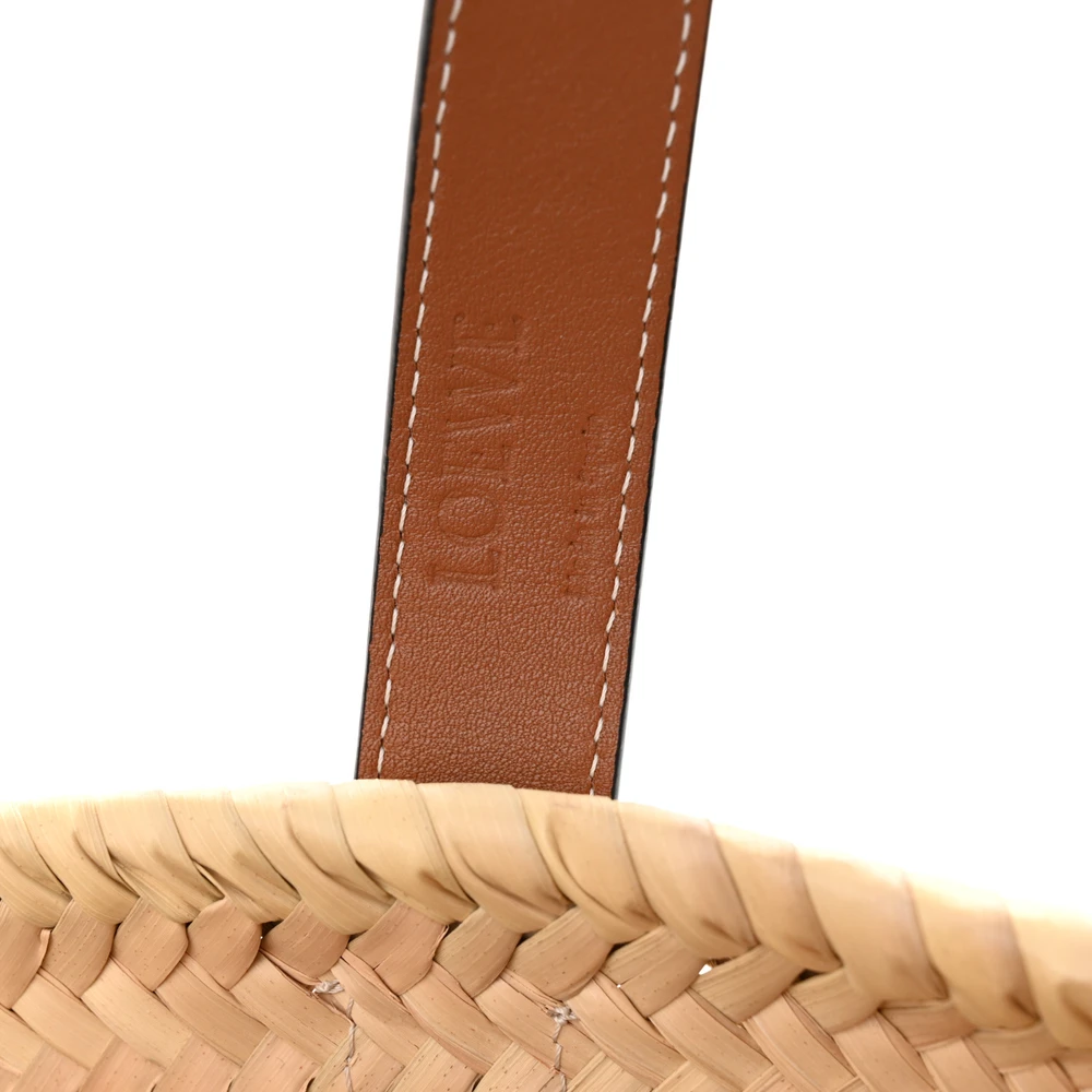 Loewe Basket Tote Bag Small Natural/Tan Raffia